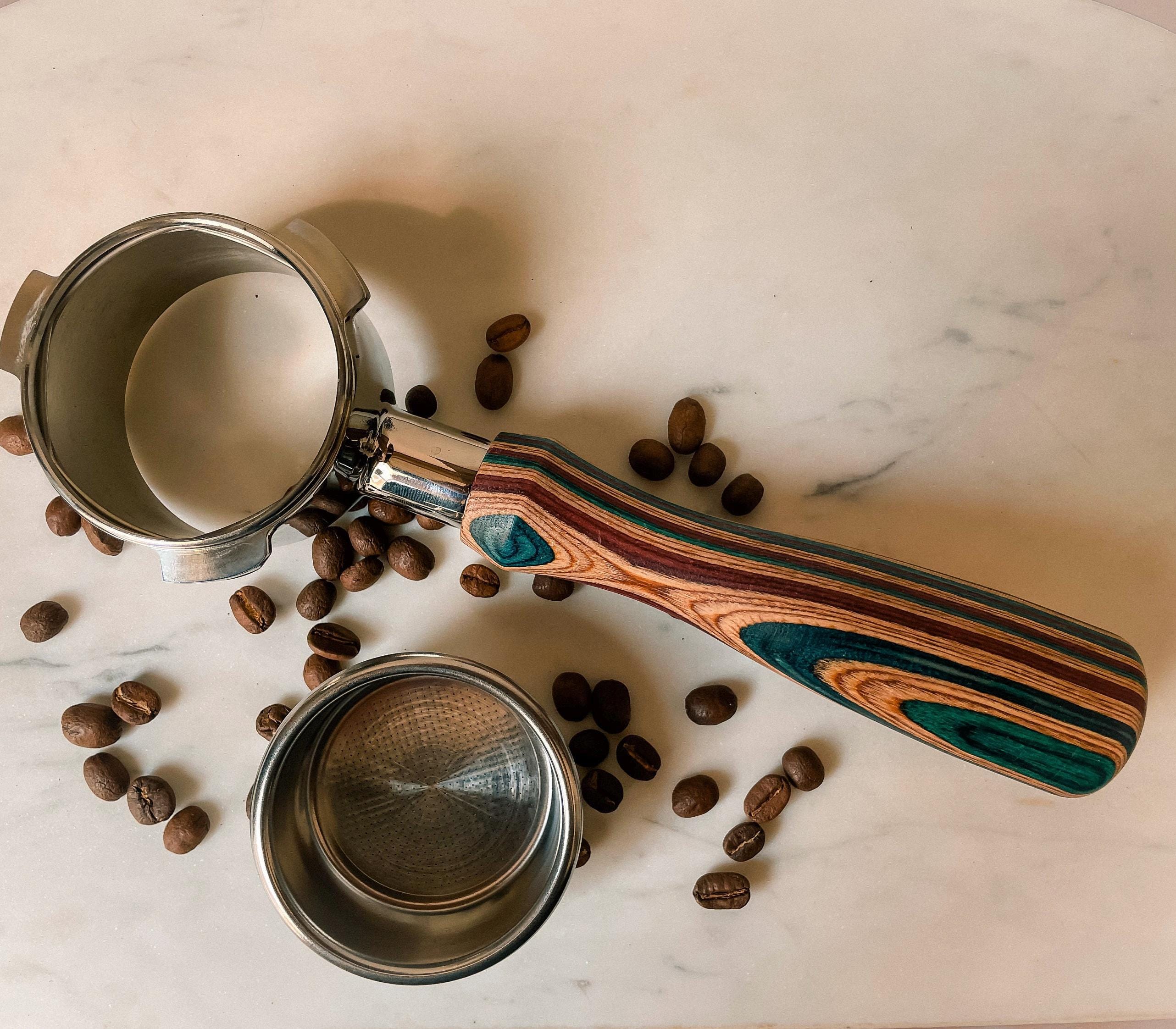  Skateboard Wood Breville/Sage Delonghi 54mm eco-friendly Bottomless Portafilter  — thumbnail 2